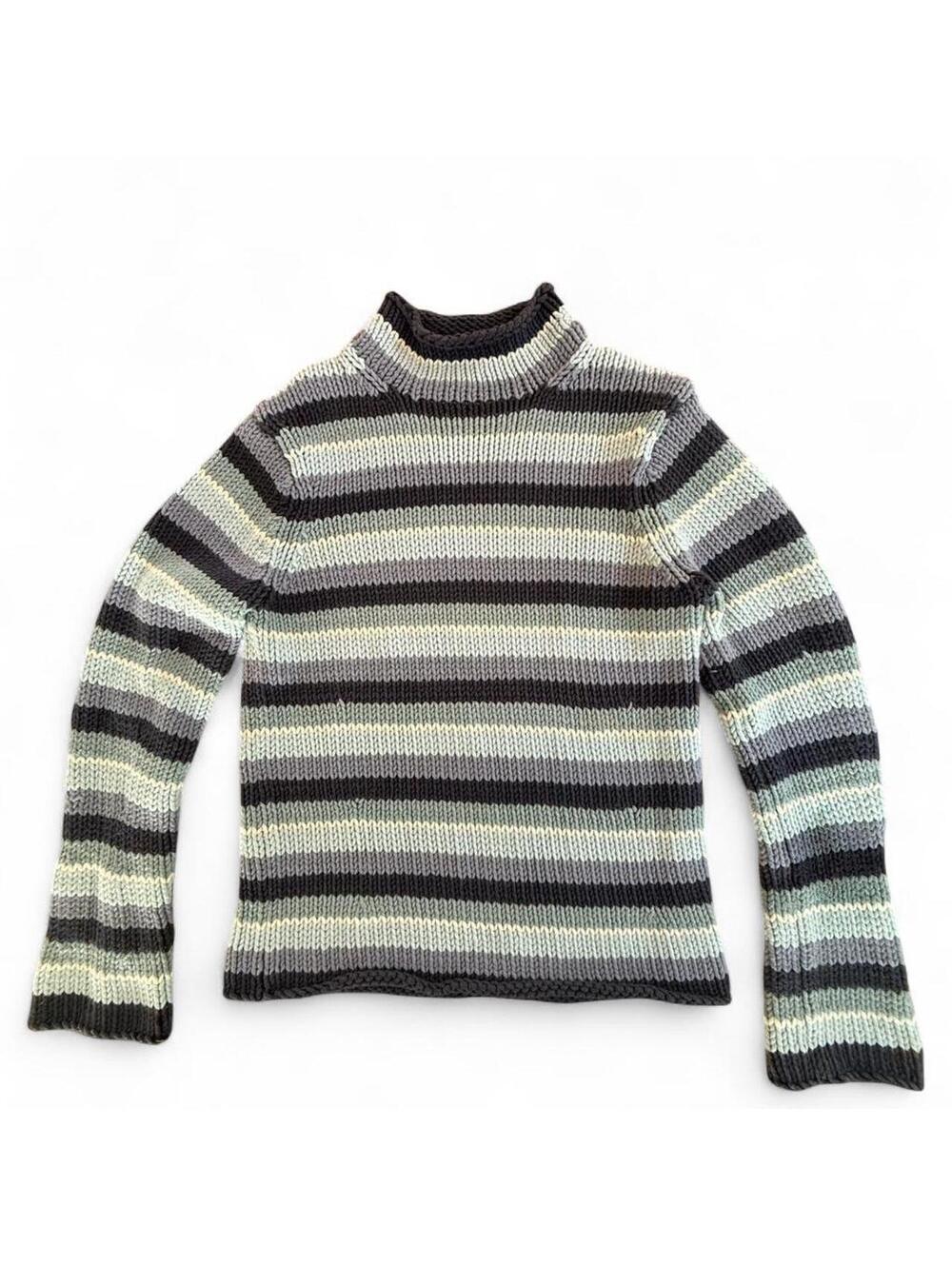 Gap Women's Mock Neck Striped Sweater
